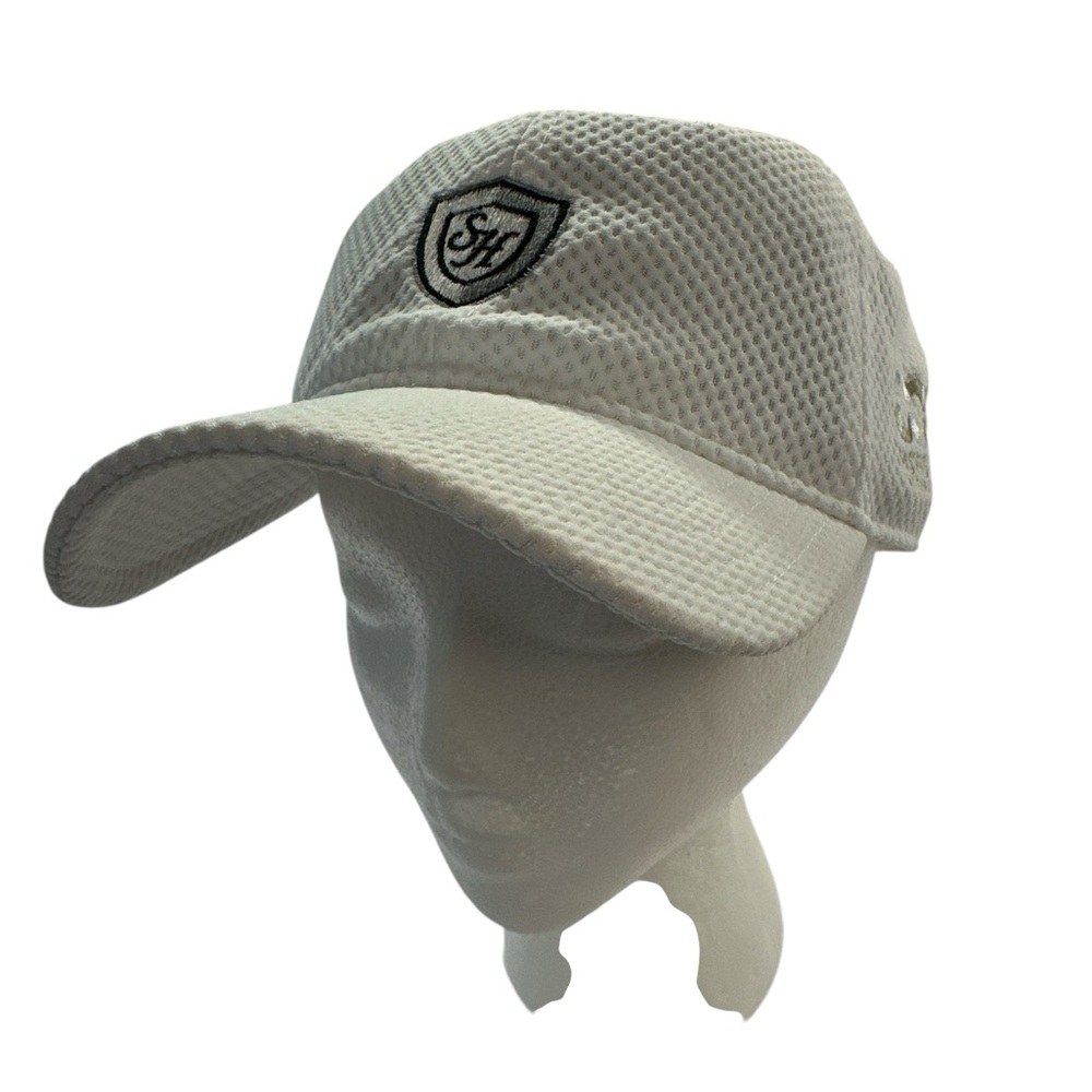 Pukka Headwear Dri Mesh Pacific Links International “SH” Golf Cap NWT White OS